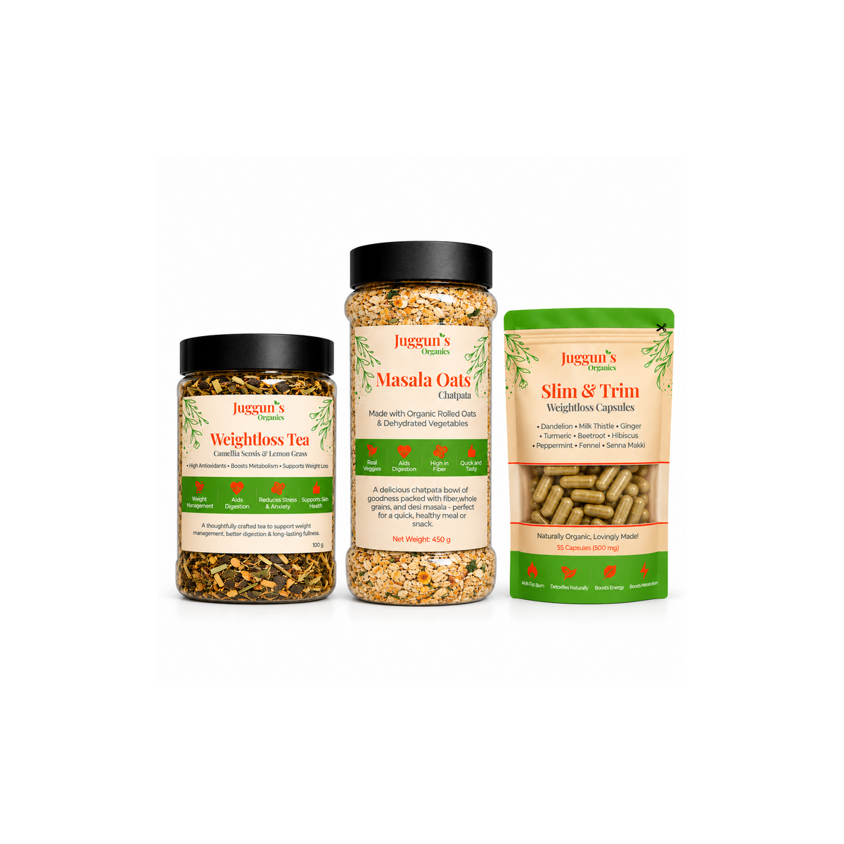 Weight Reset Kit – Tea, Capsules & Breakfast Bundle