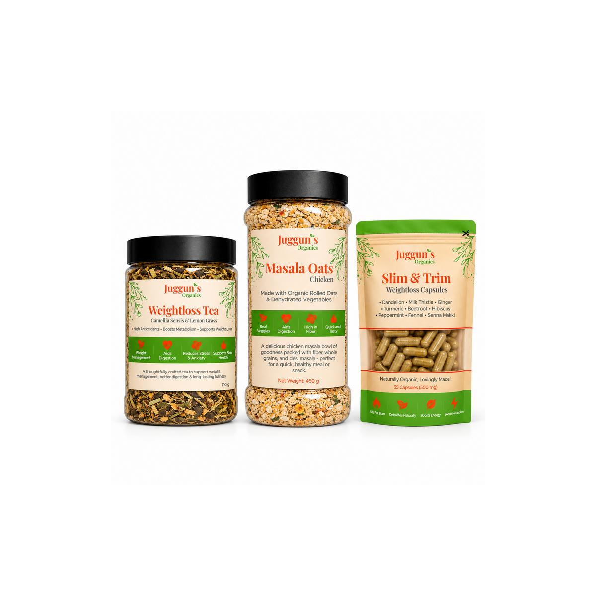 Weight Reset Kit – Tea, Capsules & Breakfast Bundle