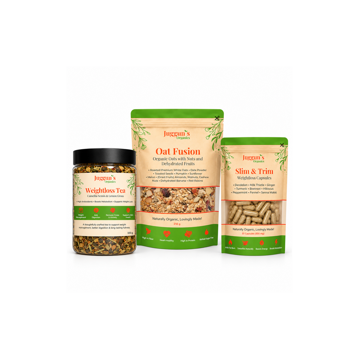 Weight Reset Kit – Tea, Capsules & Breakfast Bundle
