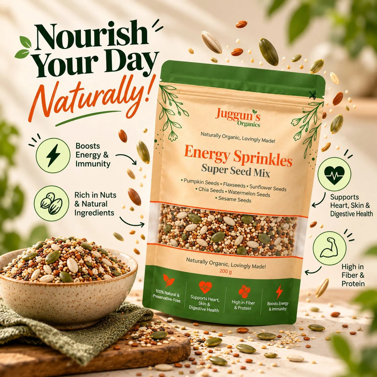 Energy Sprinkles – Super Seed Mix