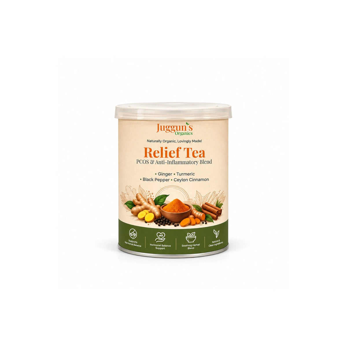 Relief Tea – Ginger, Turmeric & Ceylon Cinnamon