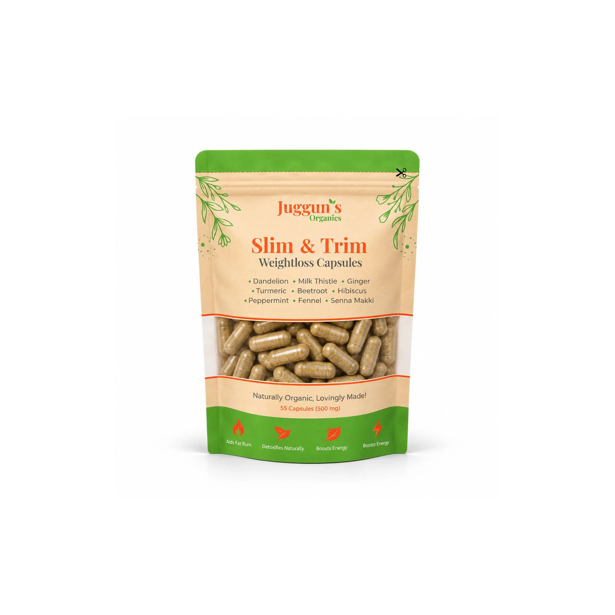 Slim & Trim Capsules – Herbal Botanical Blend