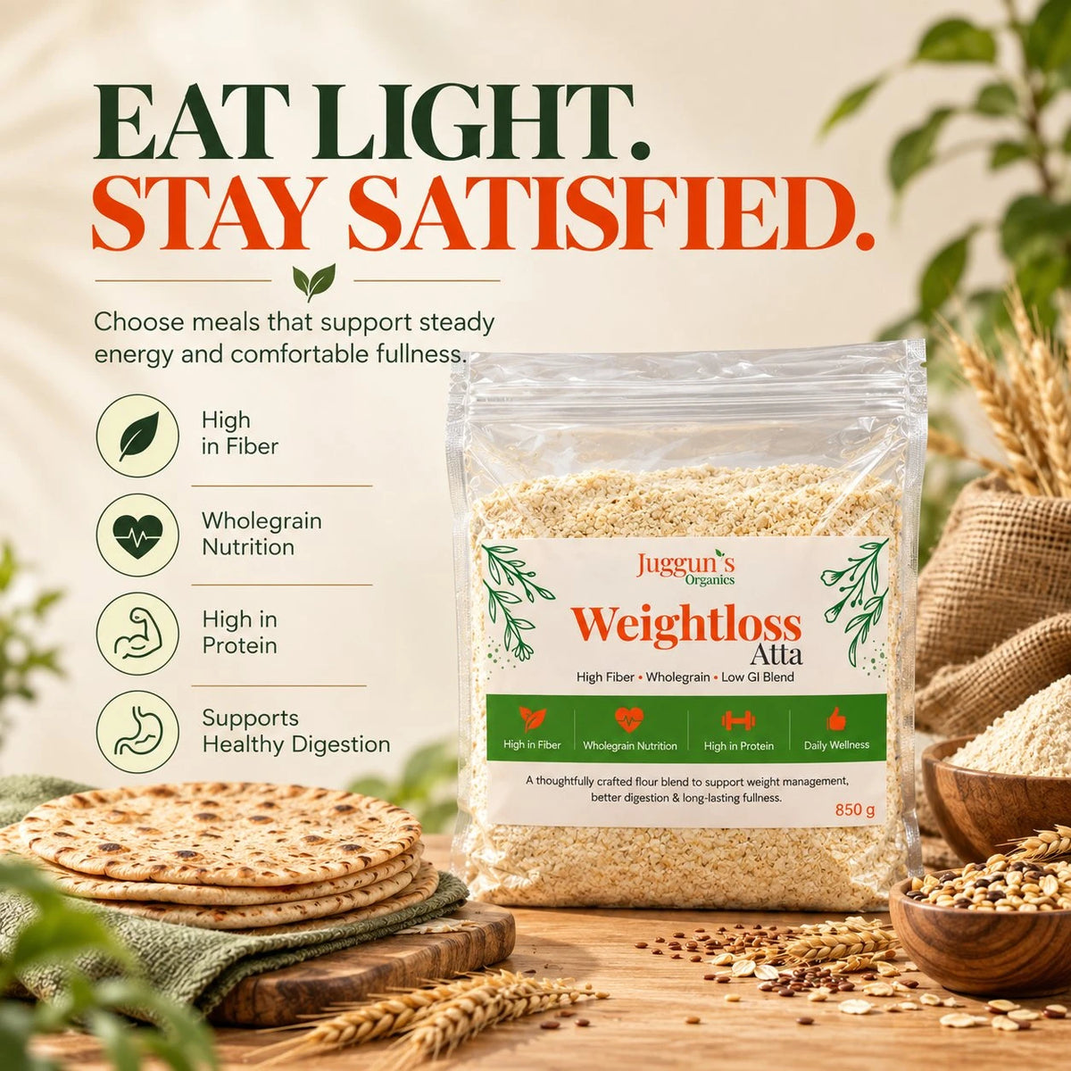 Weight Loss Atta – Multigrain Wholegrain Flour